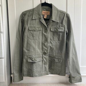 Army green Aeropostale fatigue safari jacket